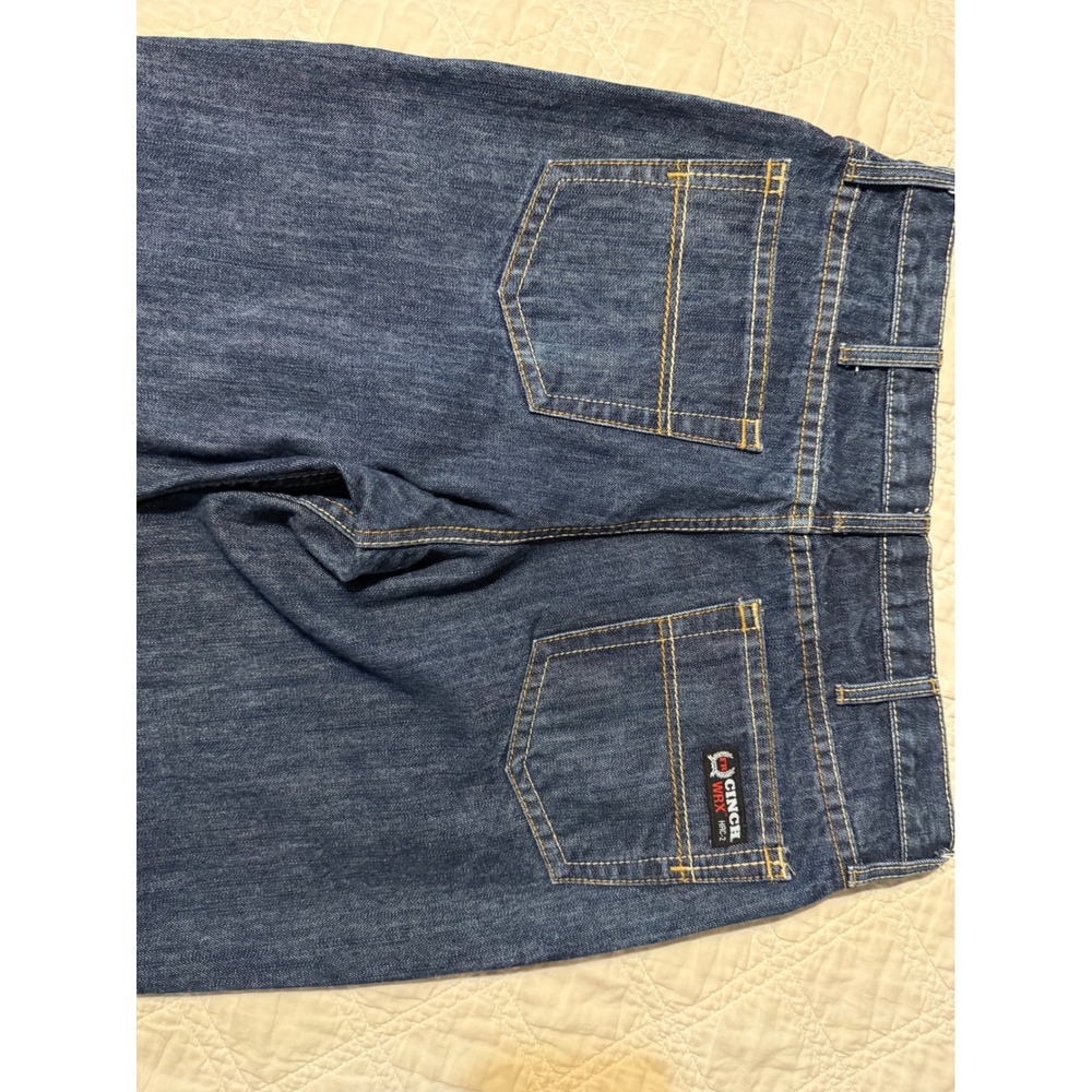 Cinch WRX FR Jeans Men 36x32 Blue White Label Flame Resistant HRC-2 Workwear - Picture 2 of 10